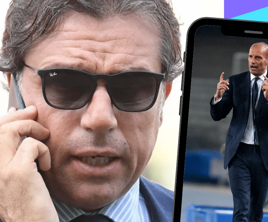 La telefonata Giuntoli-Allegri