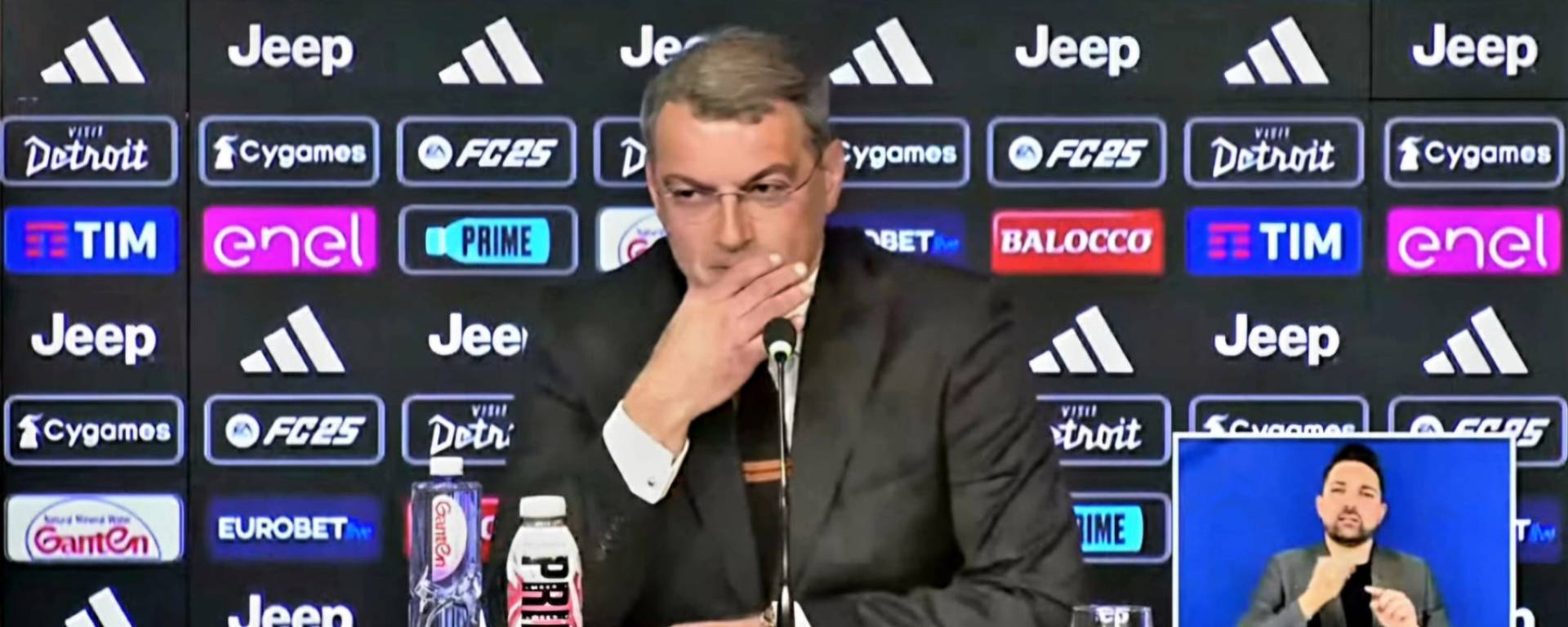 Comolli conferenza stampa